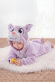 Pyjama grenouillère bébé tout doux à capuche avec oreilles