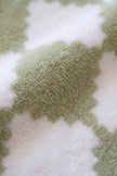 Cape polaire d'intérieur femme en polaire moelleuse rose et verte, cape enveloppante douce et chaude à la maison