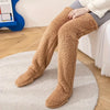 Chaussettes ultra chaudes grises à doublure épaisse, très chaudes pour les pieds les plus frileux