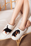 Chaussons rigolos en forme de teckel, doux et chauds, idée cadeau amoureux des chiens