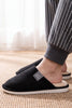 Pantoufles fourrées à revers doublé de fourrure, très chaudes pour pieds frileux en hiver
