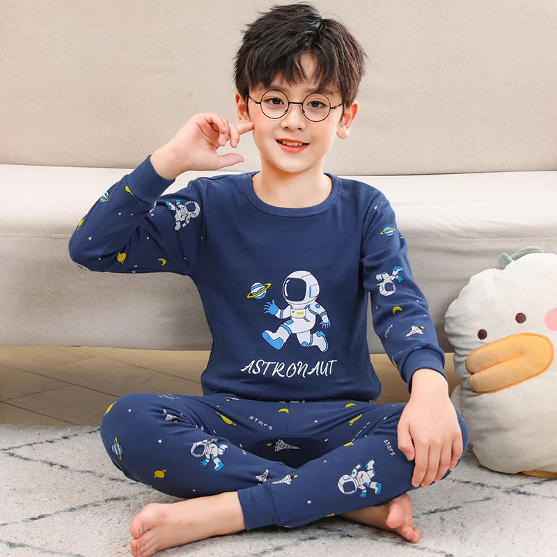 Pyjama cœurs garçon écru, haut à manches longues à motif cœurs colorés et pantalon assorti, vue 10