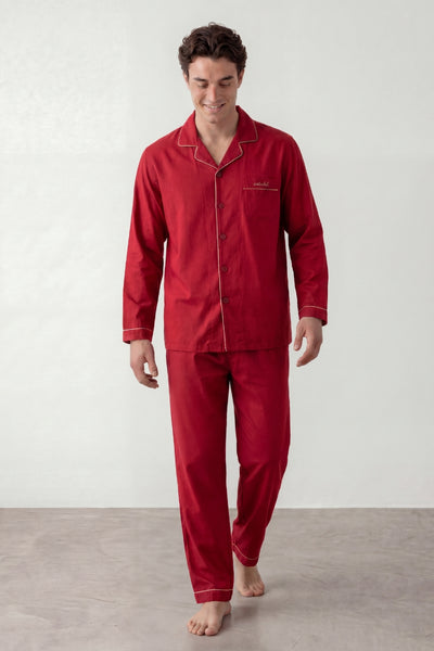Pyjama Coton Rouge Homme