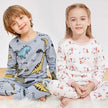 Pyjama espace garçon bleu marine, haut à manches longues à motif spatial et pantalon assorti, vue 7