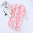 Pyjama bébé étoile bleu marine, combinaison zippée à motif étoiles et pieds intégrés, vue 12