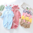 Pyjama bébé étoile bleu marine, combinaison zippée à motif étoiles et pieds intégrés, vue 5