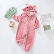 Pyjama bébé pingouin gris, combinaison zippée à motif pingouins et flocons et pieds intégrés, vue 9