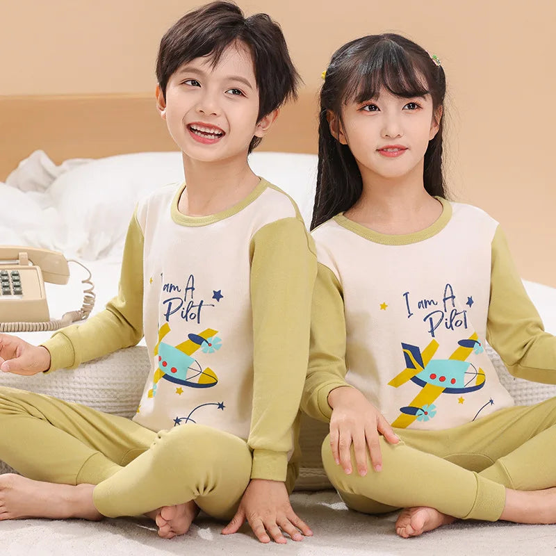 Pyjama T-Rex garçon gris, haut à manches longues à motif T-Rex et pantalon à rayures assorti, vue 7